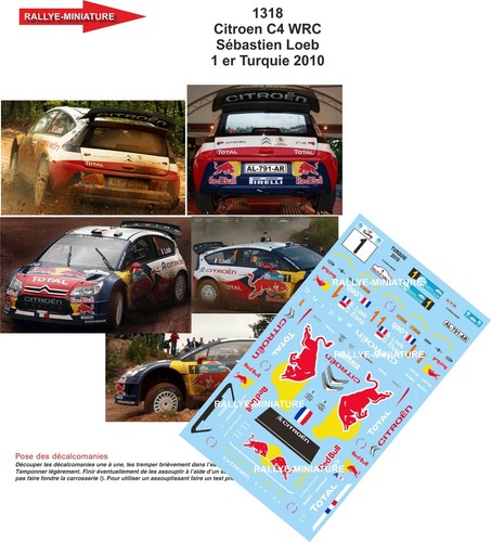 Decals ref 1318 citroen - decals,