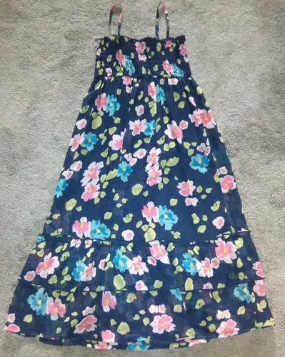 Robe fille bleu - , mousseline