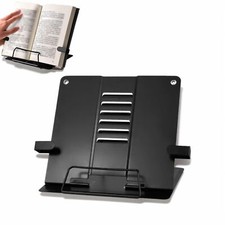 Support de Lecture Métal Réglable Porte-Livre Chevalet Pliable Lutrin de Lect...