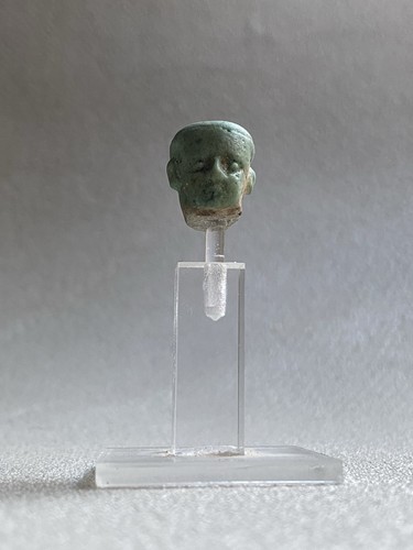 Tête amulette céramique - tête,