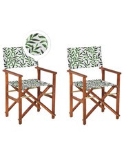 Lot de 2 Chaises Pliables Bois
