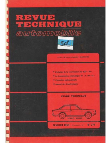 Revue technique fiat - ▄▀▄,