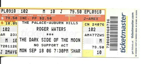 Rare ticket billet concert - rare,