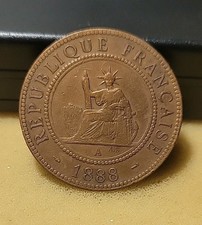 indochine 1 cent 1888 french indo-china