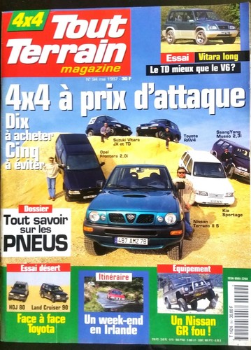 Tout terrain magazine du - terrain, n°94