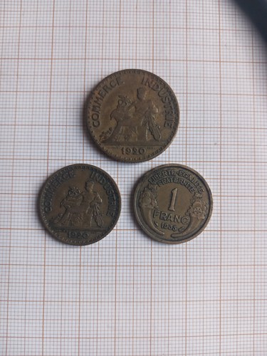 Lot monnaies franc morlon - , 1