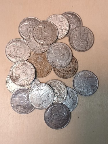 Pièces 50 centimes - pièces,
