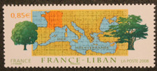 Timbre - FRANCE - LIBAN -