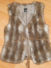 PIMKIE Veste sans manches fausse fourrure faux fur jacket S
