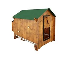 Poulailler pour 8 poules avec tiroir amovible 2 perchoirs 2 nids Polly Classique