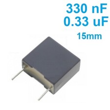 Condensateur MKP X2 0.33uF 0.33µF 330nF 334K 275V 15mm