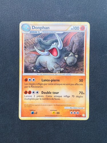 Carte pokémon donphan 123 - pokémon, 40/123
