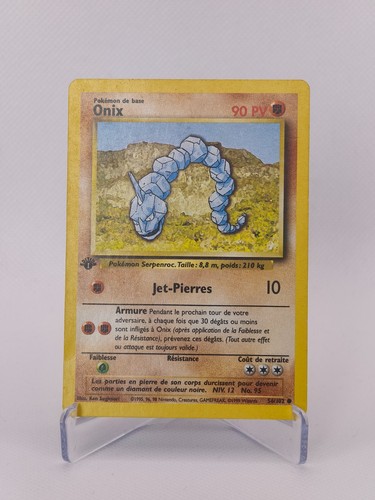 Carte pokémon onix 102 - carte,