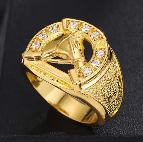 Bague chevaliere tête - bague, cheval