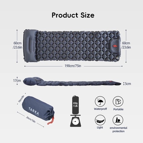 Matelas camping gonflable auto - camping,