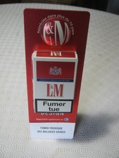 présentoir publicitaire cigarettes l&m