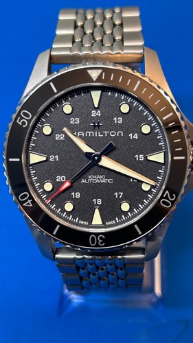 Hamilton khaki scuba black - hamilton,