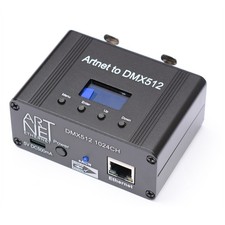 ArtNet DMX512 Contrôleur D'Éclairage Ethernet Interface 2 Univers 1024 Disc6205