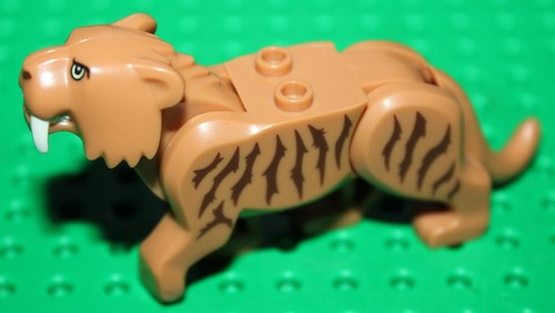Tigre dents sabre lego - tigre,