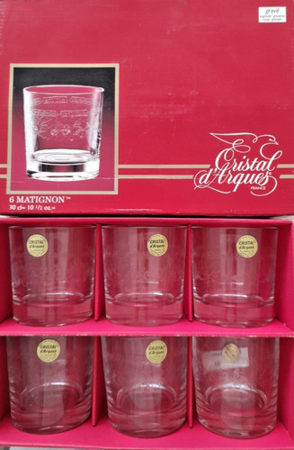 Cristal arques gobelets - 6,