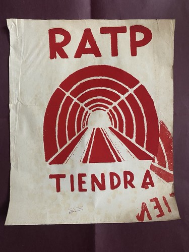 Affiche originale ratp - originale,