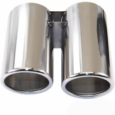 Duplex Ouverture D'Échappement Inox pour BMW 3ER E90 E91 E92 E93, Chrome Tuyau