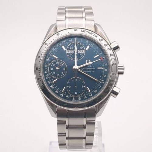 Chronographe cadran bleu - à,