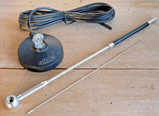 BASE mini antenne à RESSORT aimant SIRIO magnétique CB RADIO cibi CABLE cablage