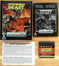 SHADOW OF THE BEAST COMPLET BOÎTE NOTICE ATARI LYNX PAL EURO CIB - Très Bon état