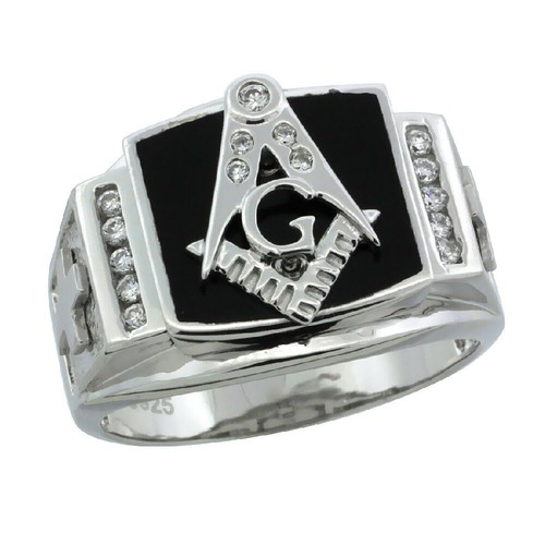 Homme argent sterling - sterling, noir