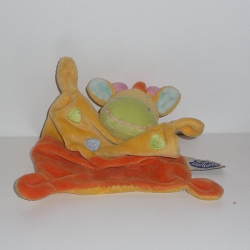 Doudou girafe mots enfants - girafe,
