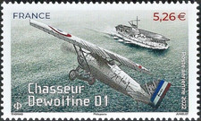 TIMBRE PA N° 92 NEUF * * TTB - AVION DE CHASSE DEWOITINE D1 ET PORTE-AVIONS