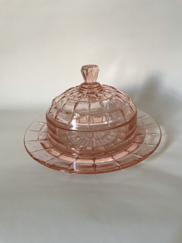 Beurrier vintage verre - beurrier,