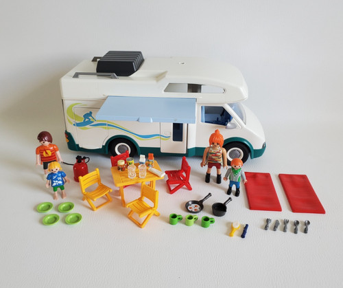 Playmobil 6671 camping car - playmobil, camping-car