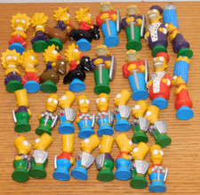 vintage FIGURINE les simpson's jeux d'échecs INCOMPLET 1992 tcffc matt groening