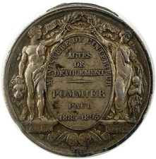 Médaille Ministère de l’intérieur Actes de dévouement par BARRE 