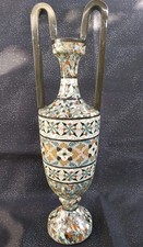 GRAND VASE AMPHORE,MOSAÏQUE, GERBINO, VALLAURIS, HAUT.47 CM/NO CAPRON NO PICAULT