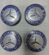 4x Cache Moyeu Logo Mercedes