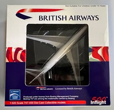 Inflight 500 - 1/500 BRITISH ASIA AIRWAYS Boeing 747-400 Reg. G-CIBA - NEUF