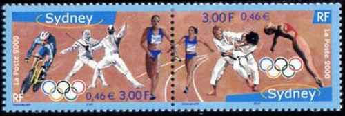Timbres sports france - timbres,