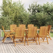 Lot de 8 Chaises de Jardin