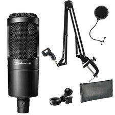 Audio-techNICA AT2020 (avec support de microphone à bras de bureau)