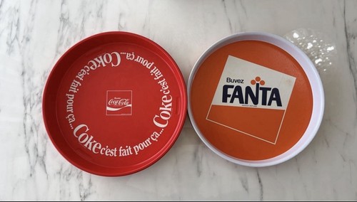 Lot plateaux coca cola - plateaux,