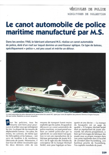 Fiche canot automobile - m.s,