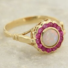 Bague en OR Jaune 14 Carats k