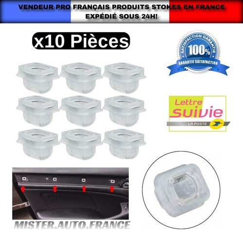 10x clips fixation garniture - 10x,