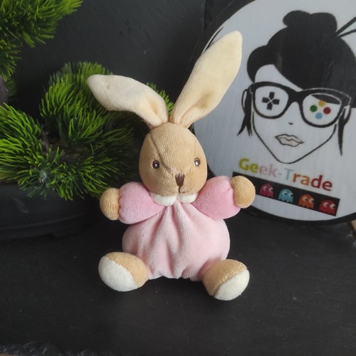 Mini doudou lapin boule - mini,