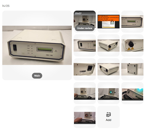 Zeiss microscope hbo 100 - microscope,