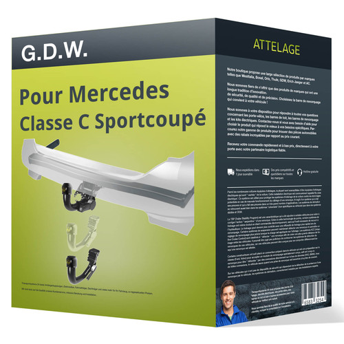 Attelage pour mercedes classe - pour,
