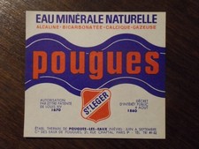 étiquette eau minérale